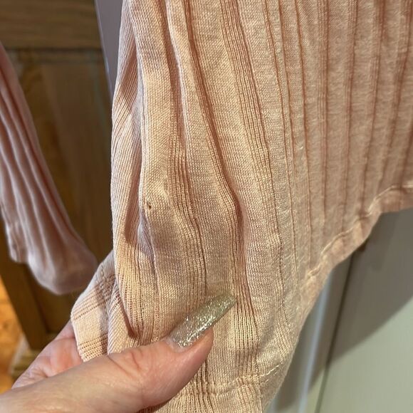 🎀 Vince medium high neck ribbed sweater lightweight NWT - Picture 9 of 14